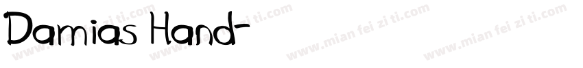 Damias Hand字体转换